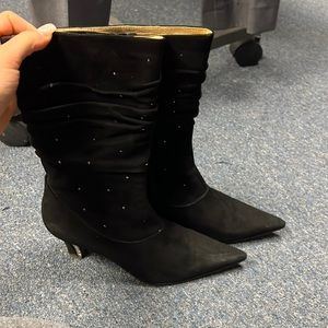 💜Hilag Black Boots 6